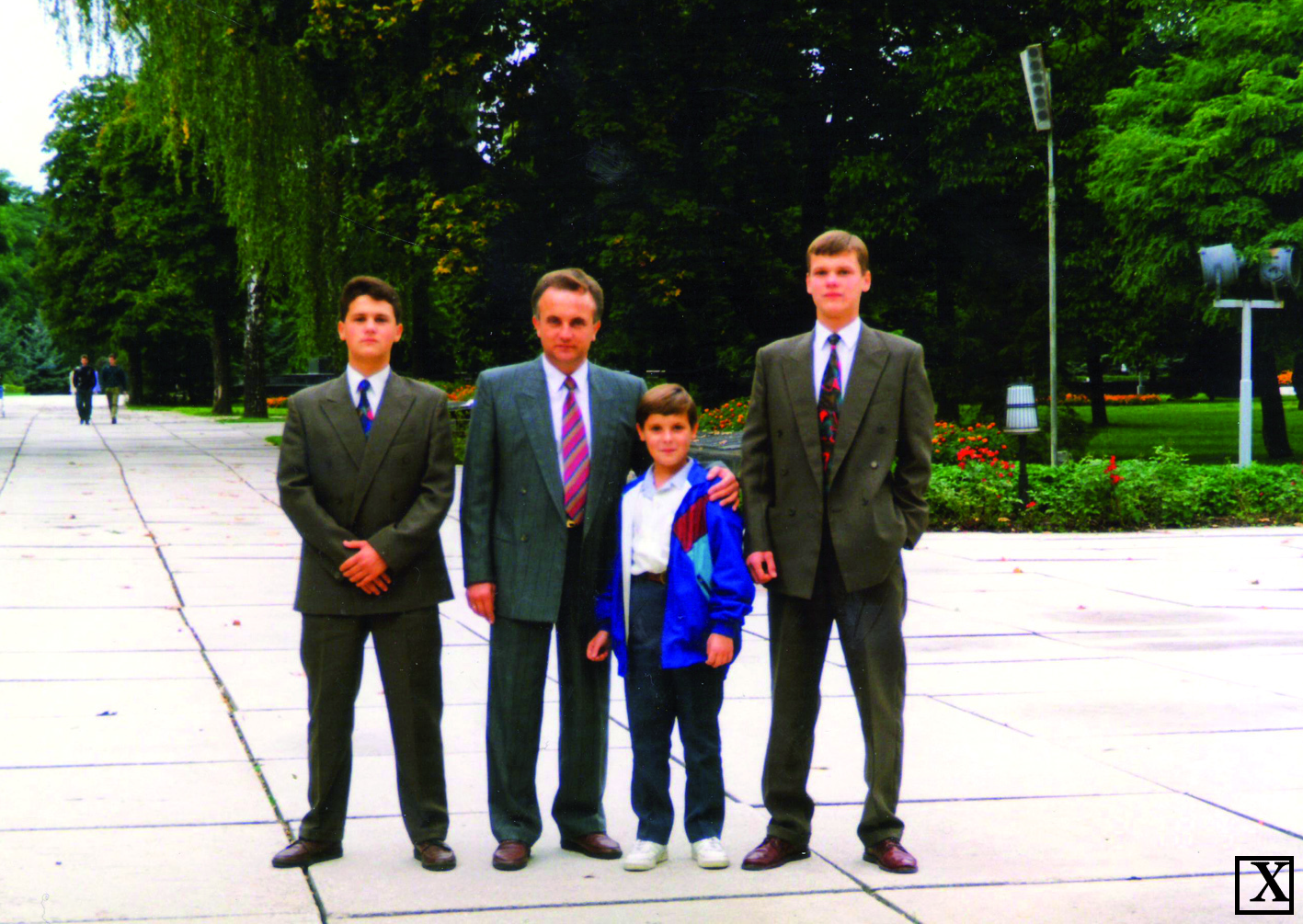 Зліва направо: Олександр, Віталій Васильович, В’ячеслав та Павло Товстенюки.