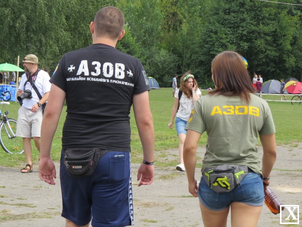 Представники полку Азов - охорона цьогорічного фесту