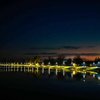 Вечірній Ковель у сяйві ліхтарів. Фото