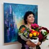У діалозі з полотном і фарбами: Марина Лактіонова презентувала виставку