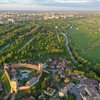 Історична частина Луцька з висоти. Фото
