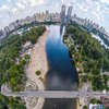 Літній Київ: яскраві фото з висоти пташиного польоту 
