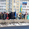«Живий ланцюг» з'єднав два луцькі проспекти