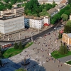 Луцьк з висоти пташиного польоту. Фото 90-их років