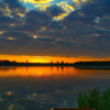 Заворожуючі світанки Хрінницького водосховища. Фото