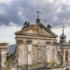 Реконструкція костелу в Олиці. Фото