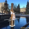 У Луцьку презентували воскову свічку рекордного розміру