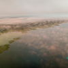 Вранішній Світязь у тумані на світлинах луцького фотографа