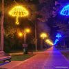 Центральний парк Луцька у сутінках