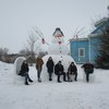 Волиняни зліпили понад 4-метрового сніговика 
