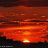 Дивовижна палітра кольорів: захід сонця у Луцьку. Фото