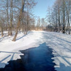 Дивовижні фотографії зимової річки на Волині