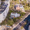 Літак на проспекті Молоді в Луцьку показали з висоти. Фото