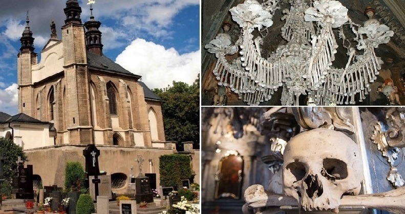 Вражаюча церква із людських кісток і черепів
