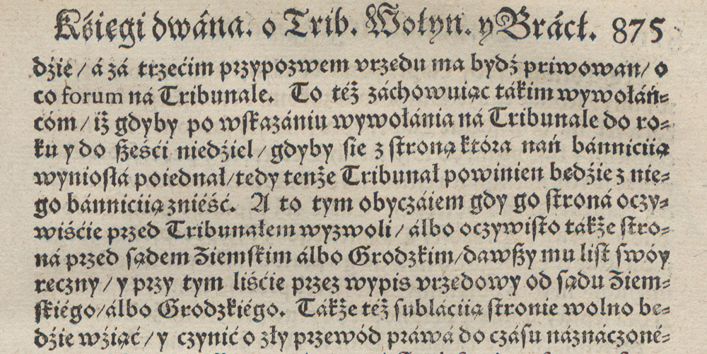 Трибунал: як у Луцьку в XVI столітті судили пів-України