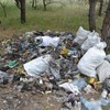 Лучани зносять побутові відходи на тротуар