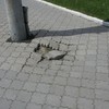 На Київському майдані просів тротуар. ФОТОФАКТ