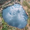 Дивовижні фото волинського озера з висоти пташиного польоту