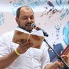 Дмитро Лазуткін спілкувався своїми віршами з гостями фестивалю «Бандерштат» у Луцьку